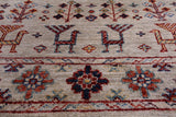 Tribal Persian Gabbeh Handmade Wool Rug - 3' 3" X 4' 10" - Golden Nile