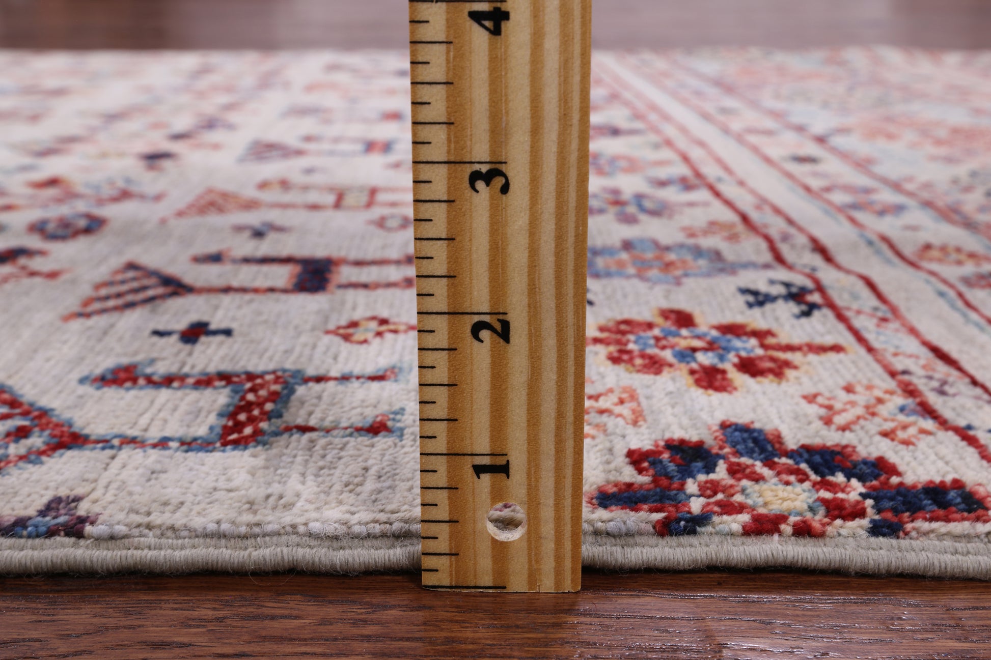 Tribal Persian Gabbeh Handmade Wool Rug - 3' 3" X 4' 10" - Golden Nile