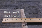 Full Pile Overdyed Handmade Wool Rug - 6' 9" X 9' - Golden Nile