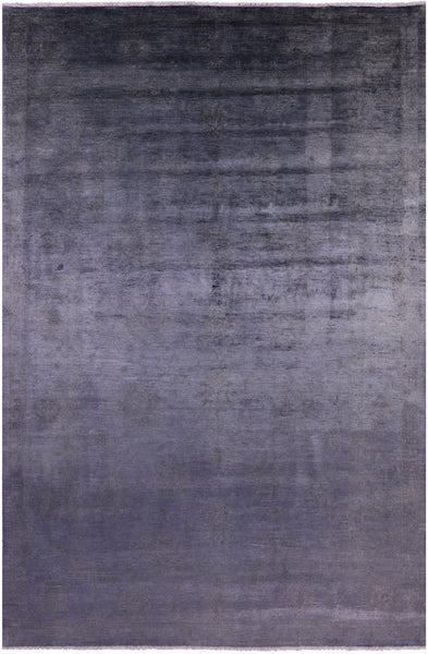 Full Pile Overdyed Hand Knotted Wool Rug - 6' 8" X 10' 1" - Golden Nile