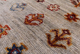 Khorjin Persian Gabbeh Hand Knotted Wool Rug - 3' 11" X 5' 10" - Golden Nile