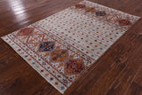 Khorjin Persian Gabbeh Hand Knotted Wool Rug - 4' 1" X 6' 4" - Golden Nile