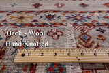 Khorjin Persian Gabbeh Hand Knotted Wool Rug - 4' 1" X 6' 4" - Golden Nile