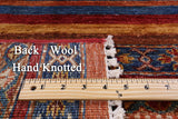 Khorjin Persian Gabbeh Hand Knotted Wool Runner Rug - 2' 9" X 7' 3" - Golden Nile