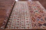 Tribal Persian Gabbeh Hand Knotted Wool Rug - 8' 4" X 10' 1" - Golden Nile