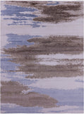Modern Hand Knotted 100% Silk Rug - 9' 1" X 11' 11" - Golden Nile