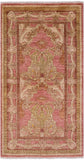 William Morris Handmade Wool Rug - 2' 10" X 5' 3" - Golden Nile