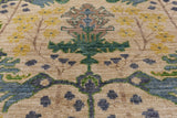 William Morris Hand Knotted Wool Rug - 3' 10" X 6' - Golden Nile