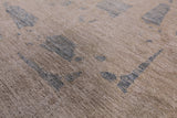 Ivory William Morris Handmade Wool Rug - 5' 10" X 8' 10" - Golden Nile