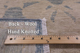 Ivory William Morris Handmade Wool Rug - 5' 10" X 8' 10" - Golden Nile