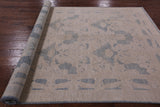 Ivory William Morris Handmade Wool Rug - 5' 10" X 8' 10" - Golden Nile