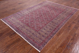 William Morris Handmade Wool Rug - 6' 1" X 8' 10" - Golden Nile