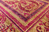 William Morris Handmade Wool Rug - 5' 0" X 7' 7" - Golden Nile