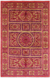 William Morris Handmade Wool Rug - 5' 0" X 7' 7" - Golden Nile