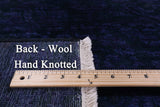Full Pile Overdyed Handmade Wool Rug - 8' 1" X 9' 10" - Golden Nile