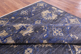 Grey William Morris Hand Knotted Wool Rug - 8' 3" X 10' 5" - Golden Nile