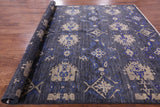 Grey William Morris Hand Knotted Wool Rug - 8' 3" X 10' 5" - Golden Nile
