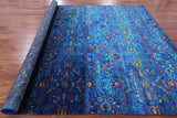 Persian Handmade Silk Rug - 7' 11" X 10' 0" - Golden Nile