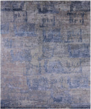 Modern Handmade Wool & Silk Rug - 8' 2" X 9' 11" - Golden Nile