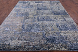 Modern Handmade Wool & Silk Rug - 8' 2" X 9' 11" - Golden Nile