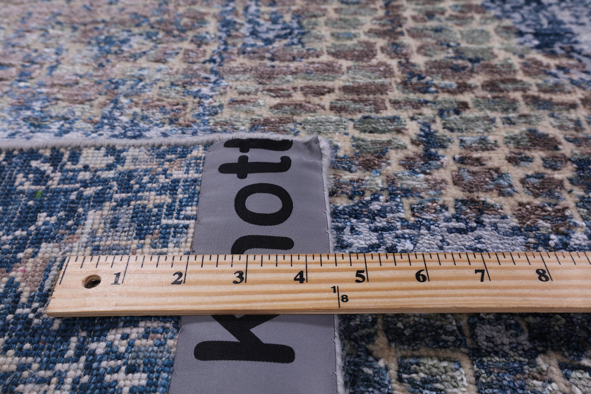 Modern Handmade Wool & Silk Rug - 8' 2" X 9' 11" - Golden Nile