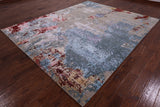 Modern Hand Knotted Wool & Silk Rug - 7' 11" X 10' 0" - Golden Nile