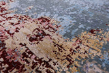 Modern Hand Knotted Wool & Silk Rug - 7' 11" X 10' 0" - Golden Nile