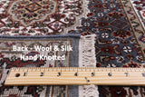 Bijar Hand Knotted Wool & Silk Runner Rug - 2' 7" X 12' 3" - Golden Nile