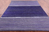 Purple Savannah Grass Handmade Wool & Silk Rug - 8' 0" X 15' 5" - Golden Nile