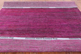 Pink Square Savannah Grass Hand Knotted Wool & Silk Rug - 9' 0" X 9' 0" - Golden Nile