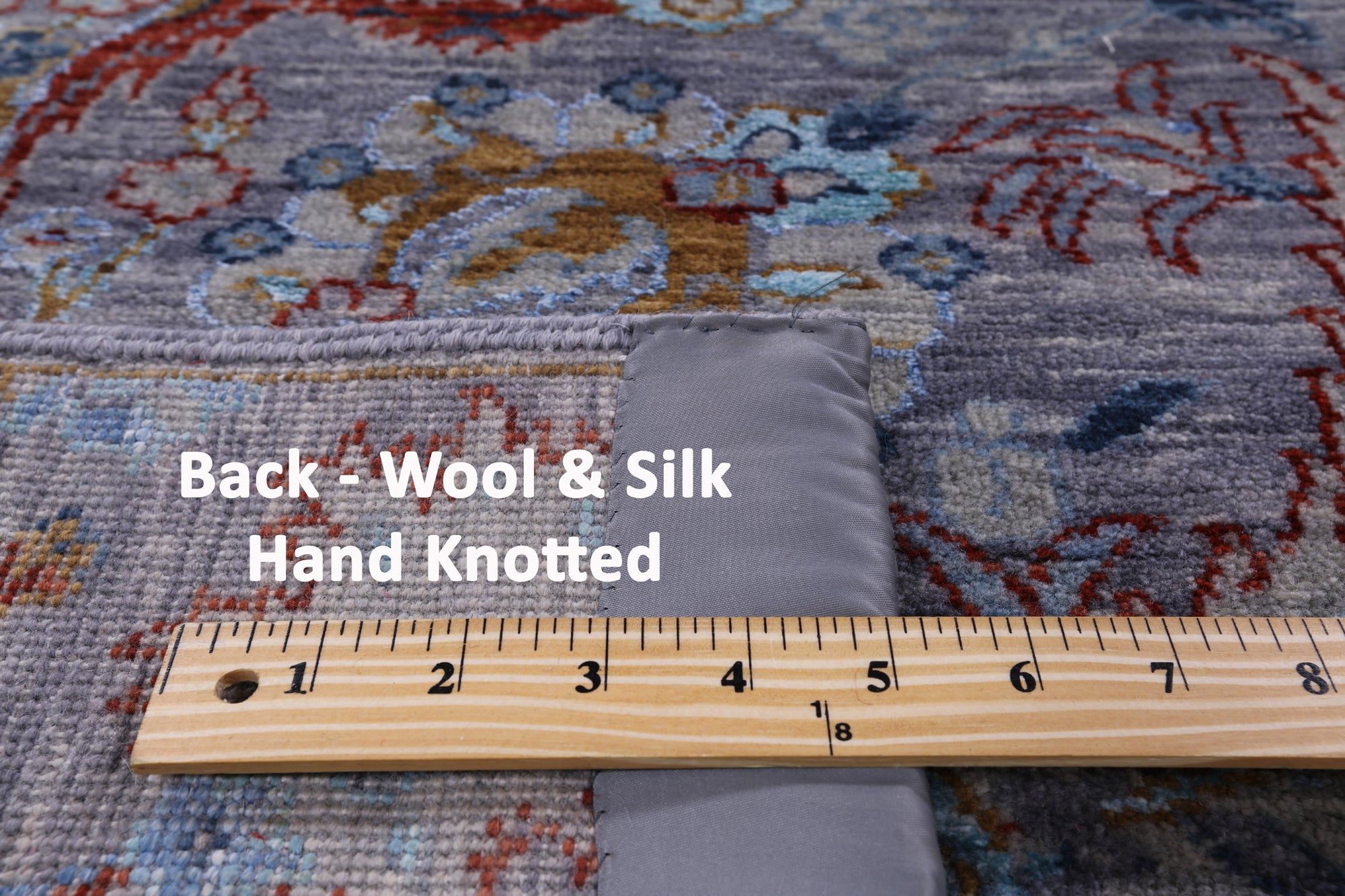 Modern Hand Knotted Wool & Silk Rug - 6' 3" X 9' 3" - Golden Nile