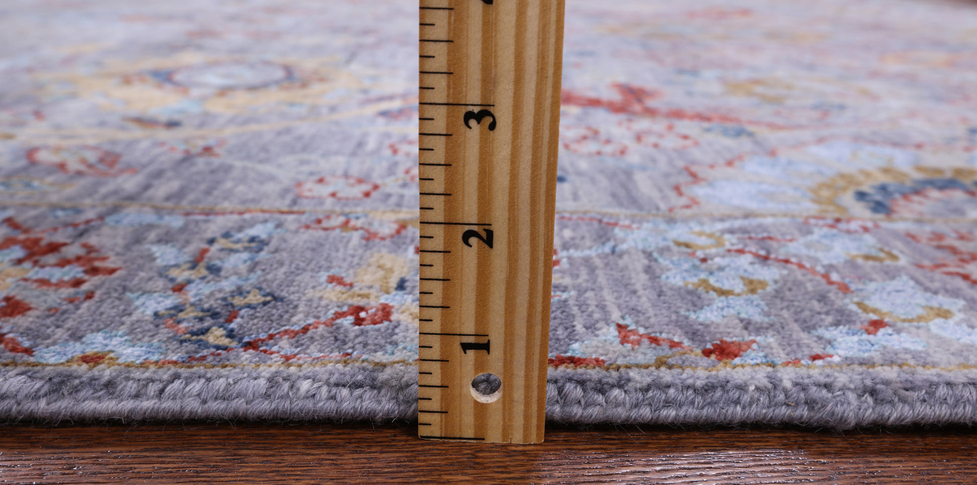 Modern Hand Knotted Wool & Silk Rug - 6' 3" X 9' 3" - Golden Nile