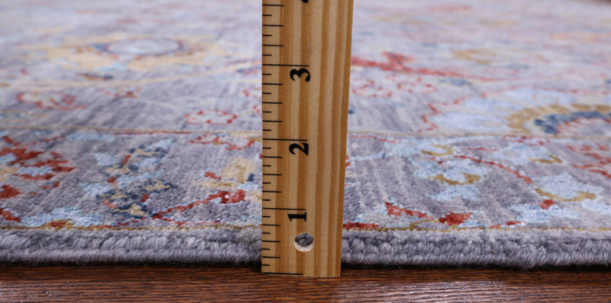 Modern Hand Knotted Wool & Silk Rug - 6' 3" X 9' 3" - Golden Nile