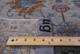 Grey Persian Handmade Wool & Silk Rug - 6' 0" X 8' 11" - Golden Nile