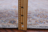 Grey Persian Handmade Wool & Silk Rug - 6' 0" X 8' 11" - Golden Nile