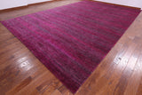 Pink Savannah Grass Handmade Wool & Silk Rug - 12' 0" X 18' 0" - Golden Nile