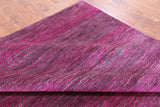 Pink Savannah Grass Hand Knotted Wool & Silk Rug - 8' 2" X 10' 1" - Golden Nile