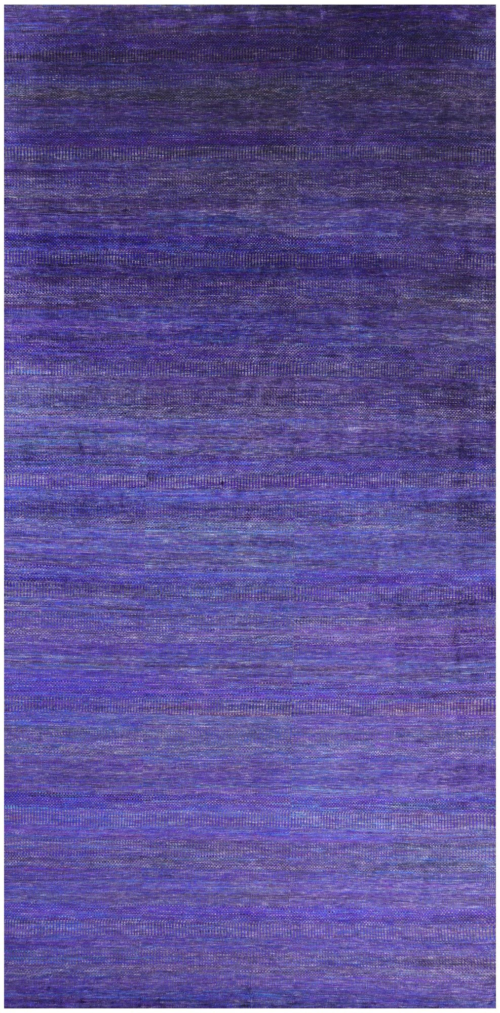 Purple Savannah Grass Handmade Wool & Silk Rug - 9' 0" X 18' 8" - Golden Nile