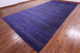 Purple Savannah Grass Handmade Wool & Silk Rug - 9' 0" X 18' 8" - Golden Nile