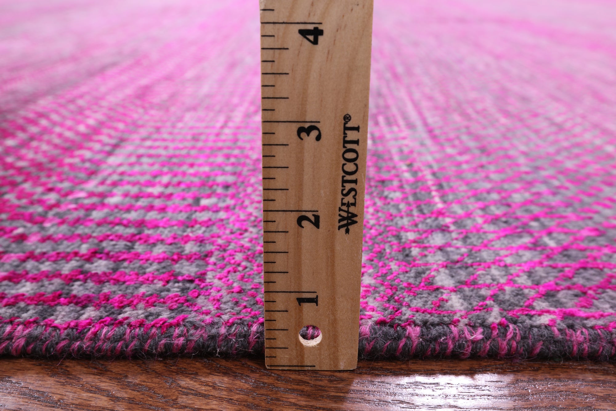 Pink Savannah Grass Hand Knotted Wool & Silk Rug - 8' 11" X 17' 11" - Golden Nile