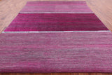 Pink Savannah Grass Handmade Wool & Silk Rug - 9' 10" X 19' 9" - Golden Nile