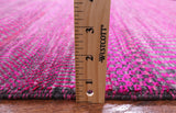 Pink Savannah Grass Handmade Wool & Silk Rug - 9' 10" X 19' 9" - Golden Nile