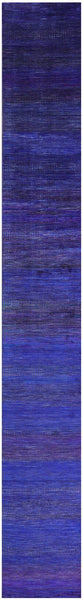 Savannah Grass Handmade Wool & Silk Runner Rug - 2' 5" X 19' 9" - Golden Nile