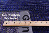 Savannah Grass Handmade Wool & Silk Runner Rug - 2' 5" X 19' 9" - Golden Nile
