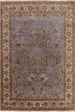 Persian Tabriz Handmade Wool Rug - 5' 11" X 8' 9" - Golden Nile