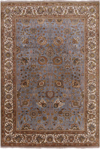 Persian Tabriz Handmade Wool Rug - 5' 11" X 8' 9" - Golden Nile
