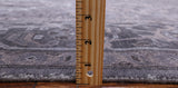 Grey Persian Fine Serapi Hand Knotted Wool  Rug - 7' 11" X 10' 1" - Golden Nile
