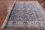 Grey Persian Fine Serapi Hand Knotted Wool Rug - 8' 2" X 9' 9" - Golden Nile