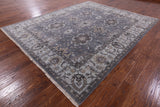 Grey Persian Fine Serapi Hand Knotted Wool Rug - 8' 2" X 9' 9" - Golden Nile
