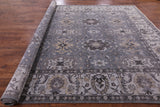 Grey Persian Fine Serapi Handmade Wool Rug - 9' 0" X 11' 9" - Golden Nile